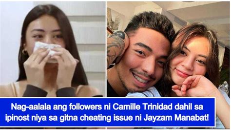 camille trinidad scandal|Jayzam Manabat admits to cheating on Camille Trinidad .